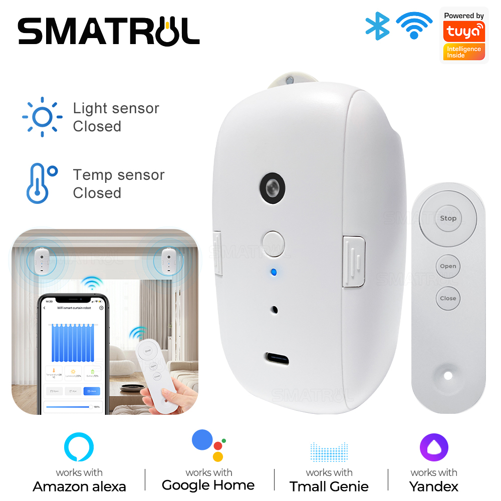Smart Curtain Robot - Tuya Smart Vorhang Motor Bt Sprachsteuerung