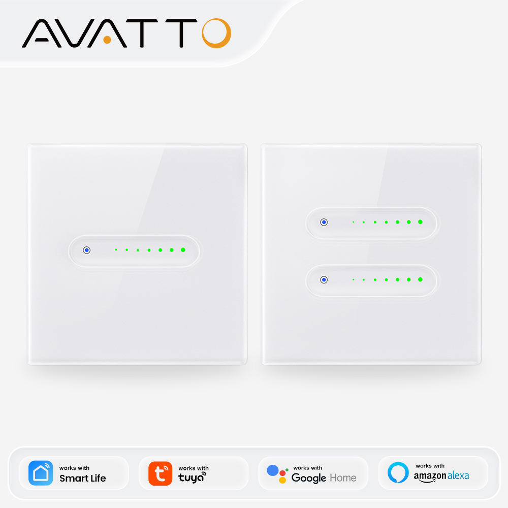 Smart Home Lighting Control - AVATTO WiFi 1/2 Gang Smart Dimmer-Schalter,