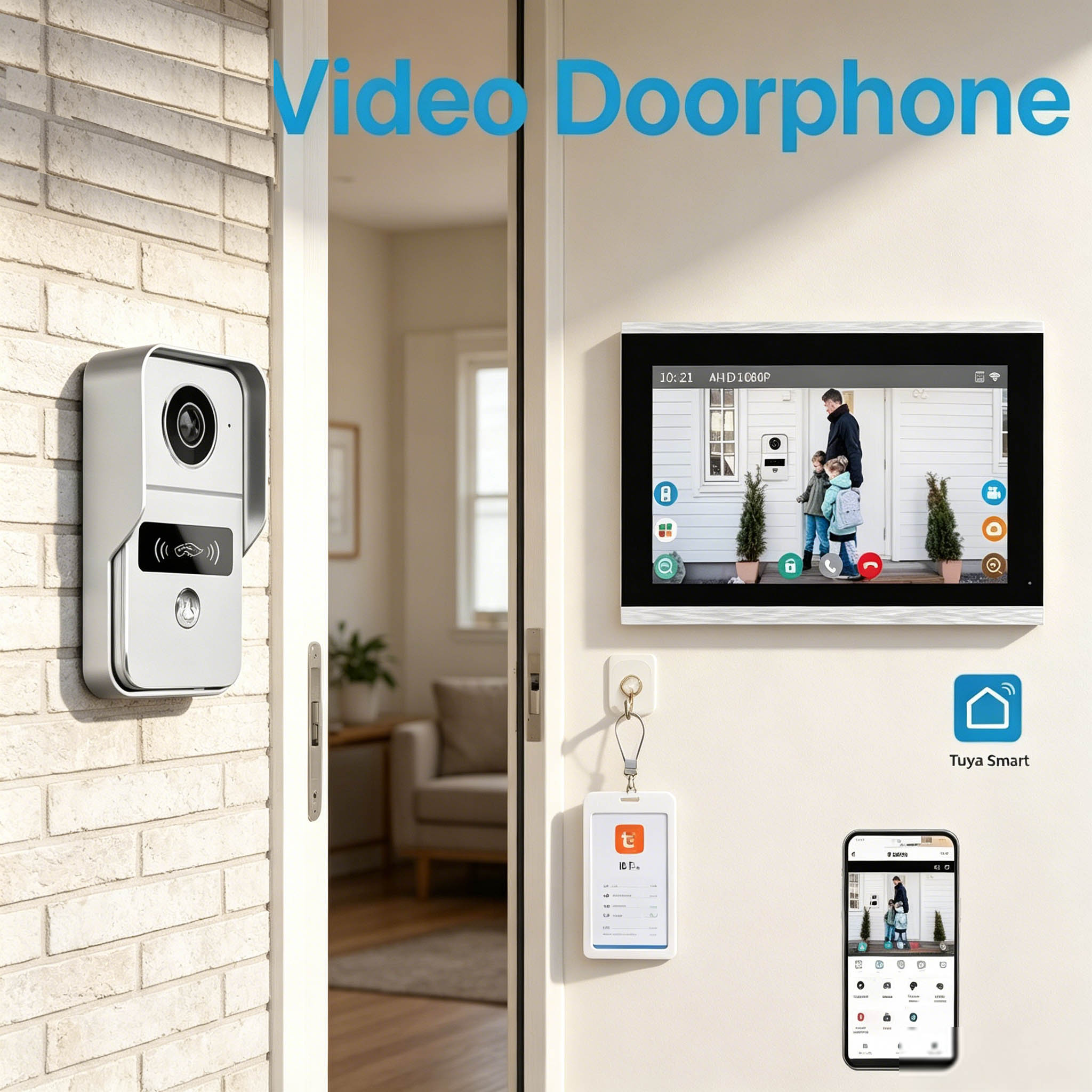 Video Doorbell - Türsprechanlage mit 10,1 Zoll 1080P HD