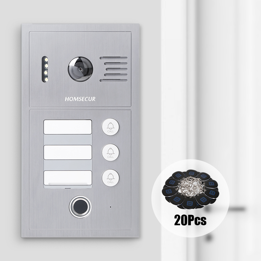 Video Doorbell - PoE-Türklingelkamera B19CP-H mit 13,56 MHz Schlüsselanhängern