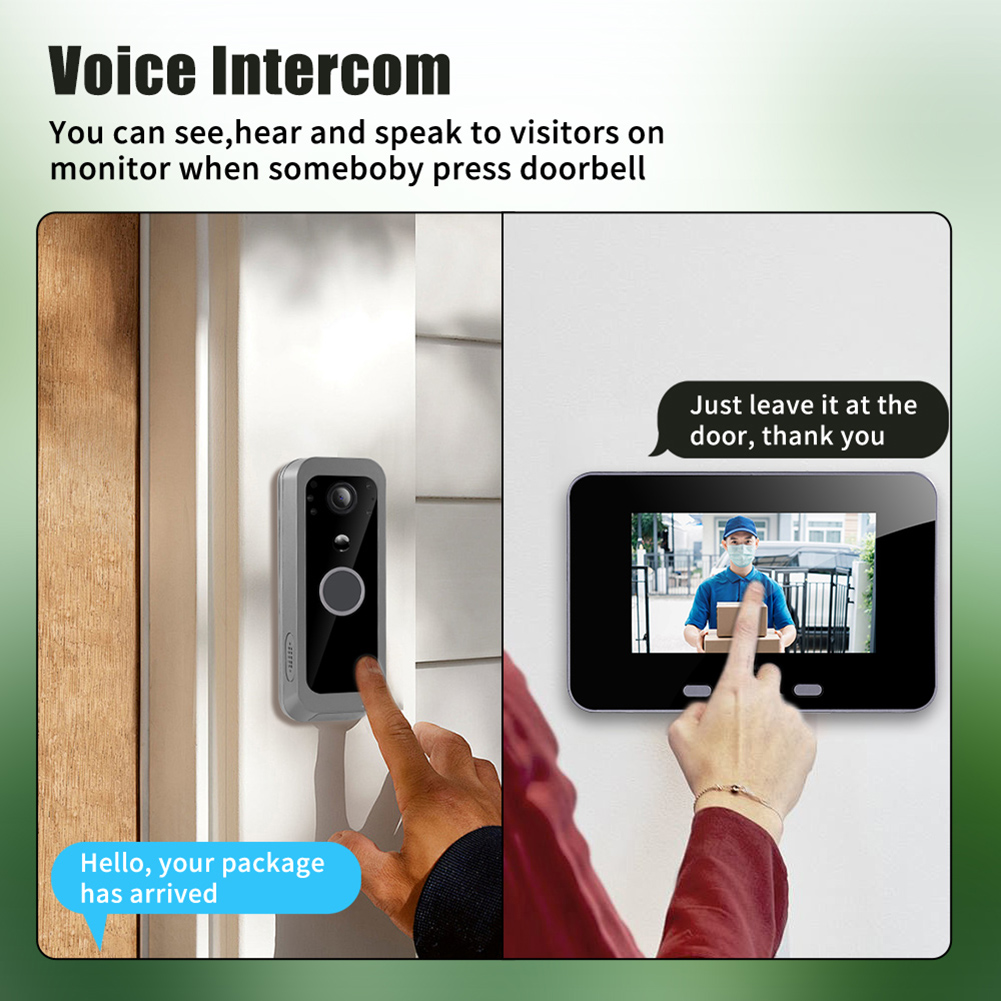 2,4G Kabellose Visuelle Gegens – Video Doorbell Bewertung und Preis