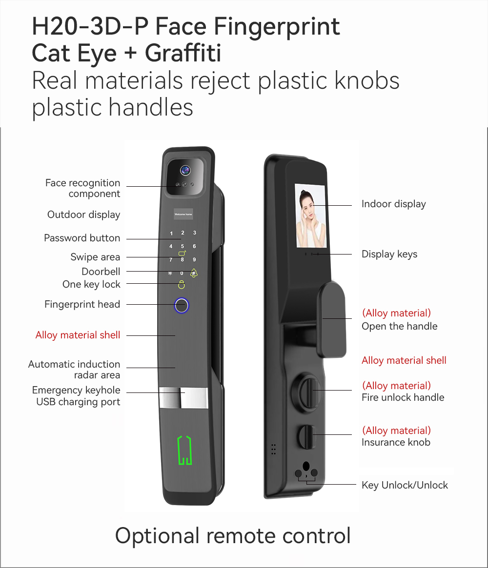 Tuya Wifi Fingerprint 3D Gesic – Video Doorbell Bewertung und Preis
