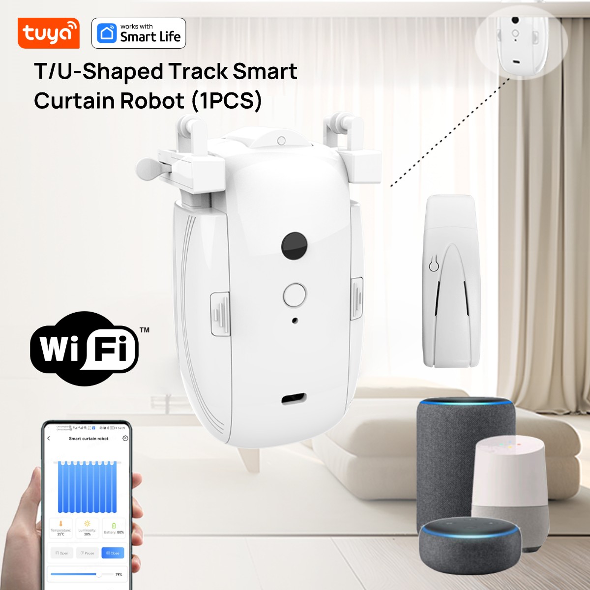 Tuya Smart Wifi Vorhang Robote – Smart Curtain Robot Bewertung und Preis