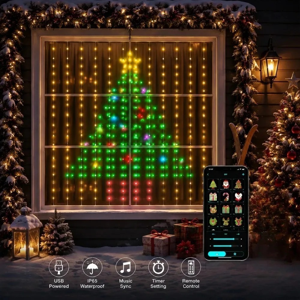 LED-Pixel-Lichtvorhang mit Blu – Smart Home Lighting Control Bewertung und Preis