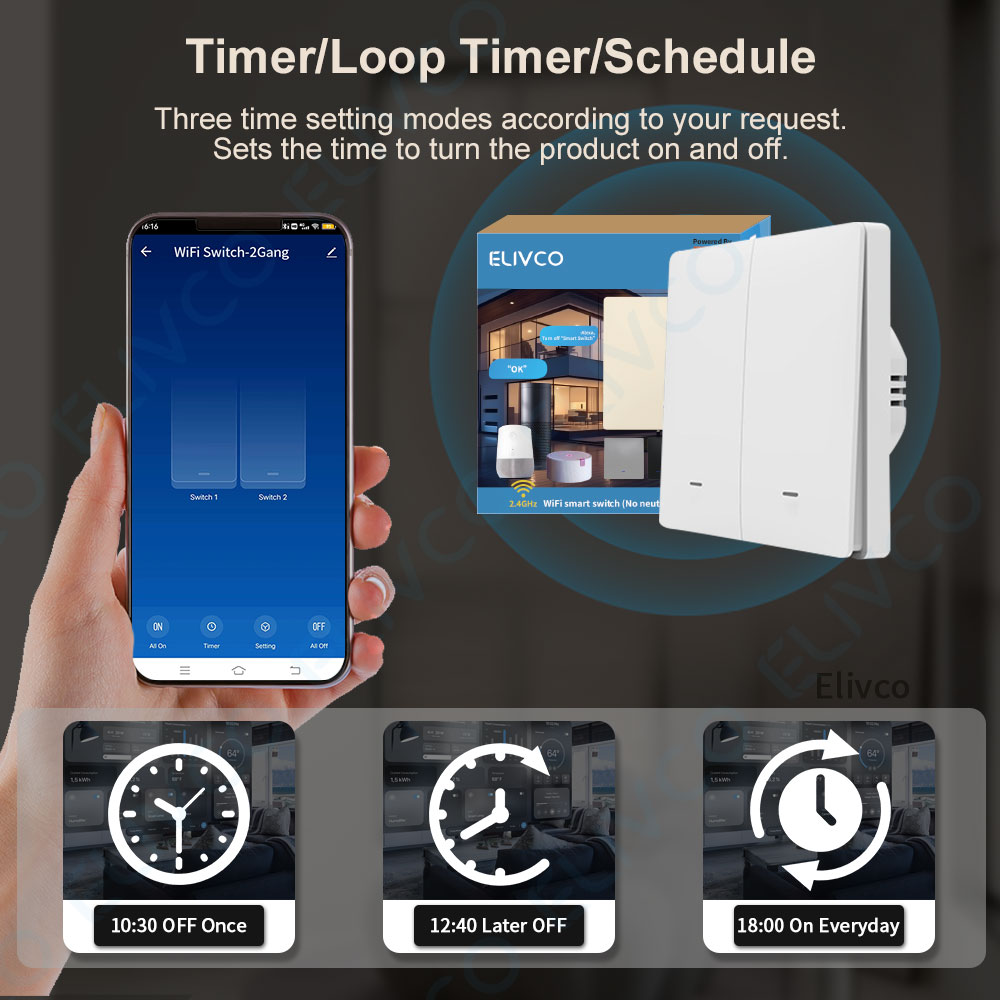 Tuya WLAN Smart Schalter ohne  – Smart Home Lighting Control Bewertung und Preis