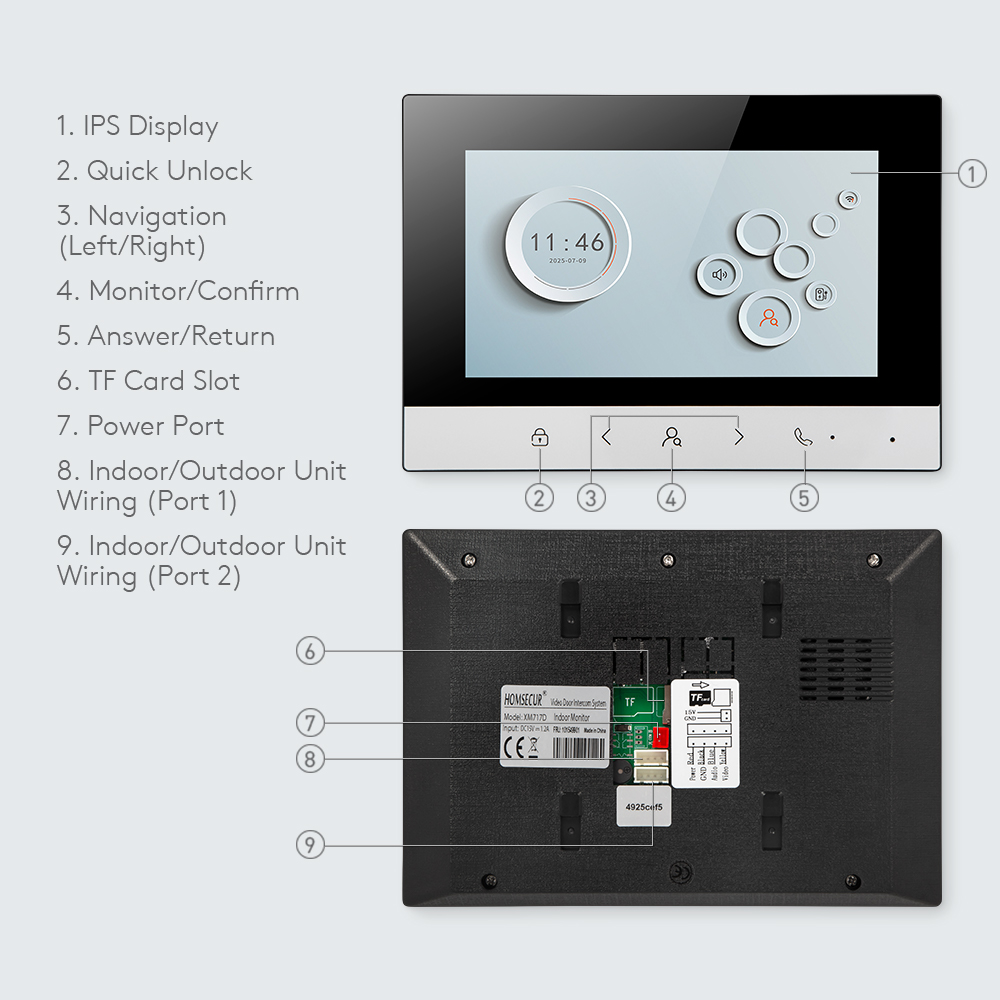 Tuya Smart WIFI Innenmonitor 7 – Video Doorbell Bewertung und Preis