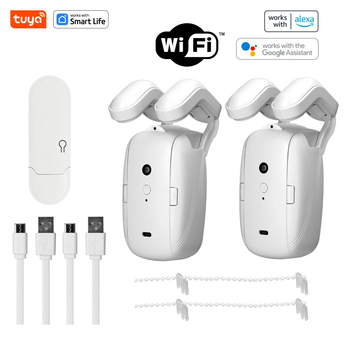 1/2 Stück Tuya Smart WiFi Vorh – Smart Curtain Robot Bewertung und Preis
