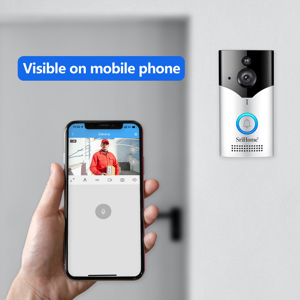 Srihome DH002 4MP 1440P Energi – Video Doorbell Bewertung und Preis