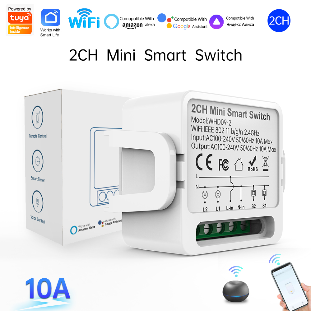 2-Wege Tuya Smart Switch 2-Gan – Smart Home Lighting Control Bewertung und Preis
