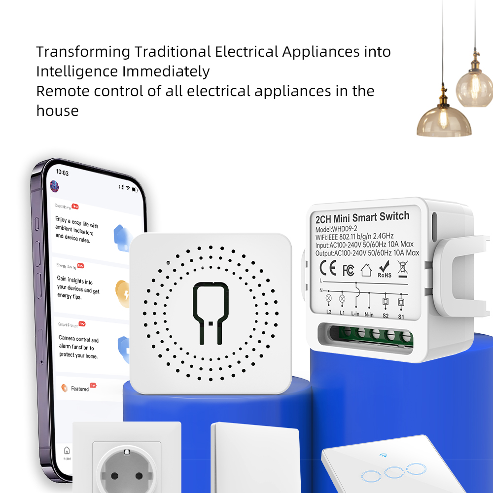 2-Wege Tuya Smart Switch 2-Gan – Smart Home Lighting Control Bewertung und Preis
