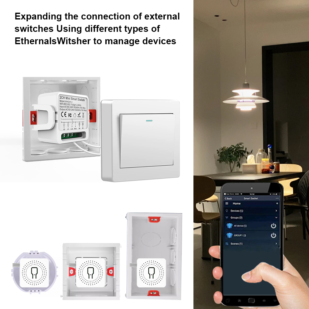 2-Wege Tuya Smart Switch 2-Gan – Smart Home Lighting Control Bewertung und Preis