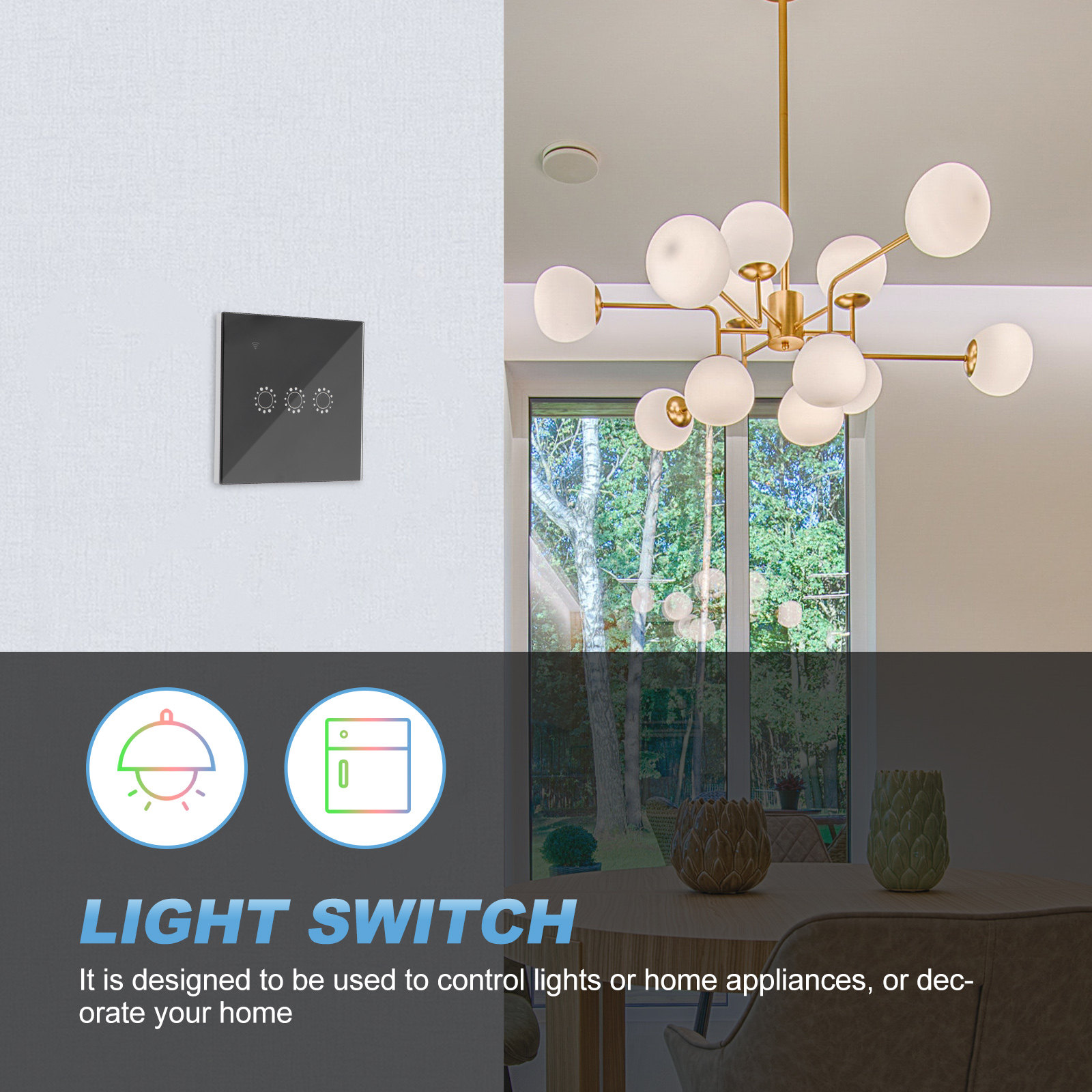 Kabelloses WLAN-Touch-Schalter – Smart Home Lighting Control Bewertung und Preis